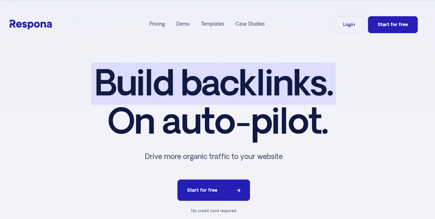 Respona home page